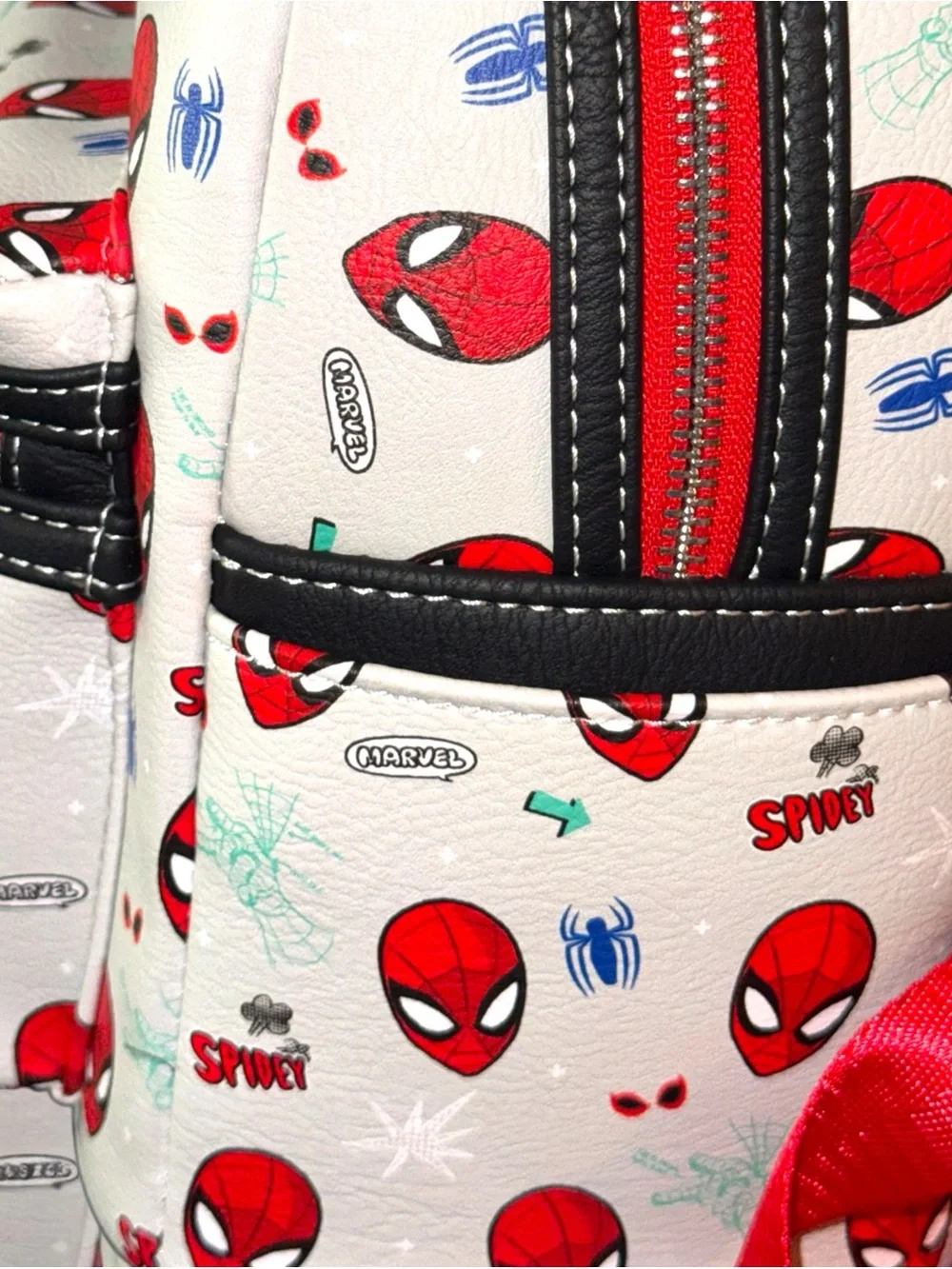 Loungefly Disney Parks Marvel Spider-Man AOP Mini Backpack